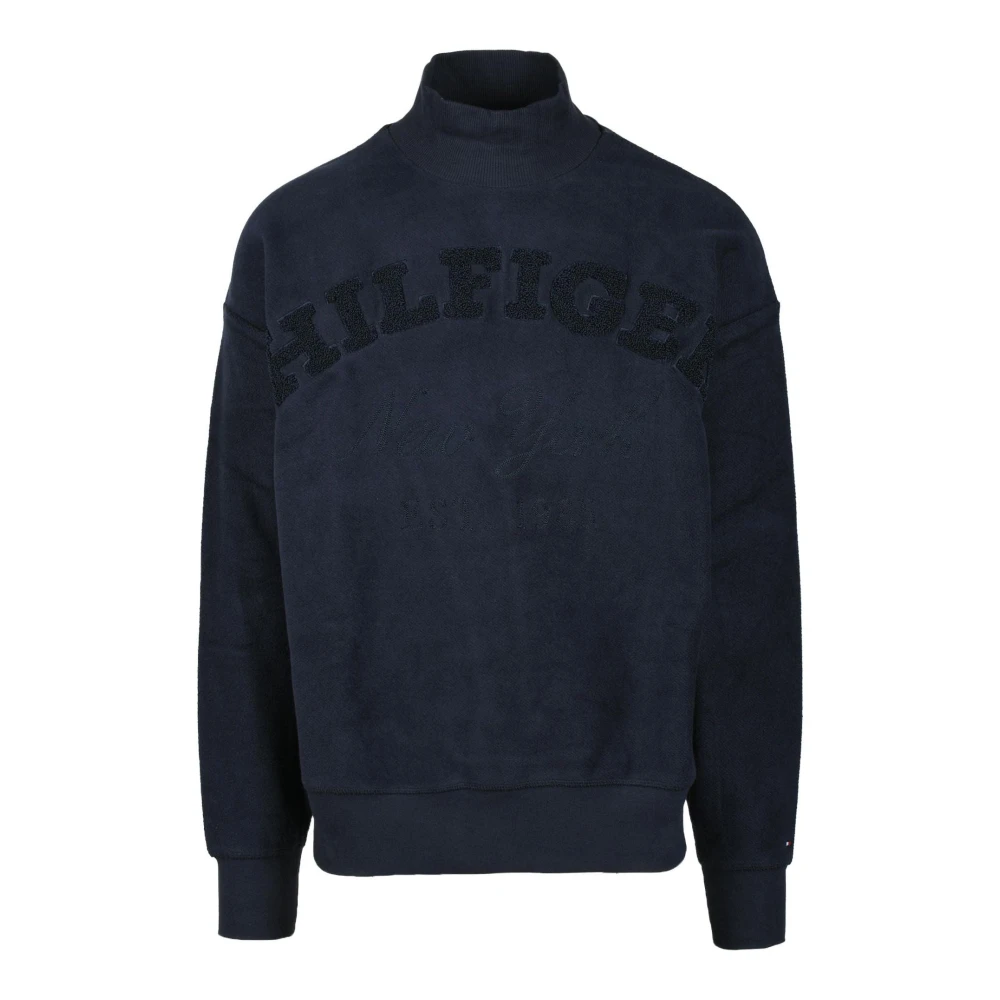 Tommy Hilfiger Katoenen Sweatshirt Blue Heren