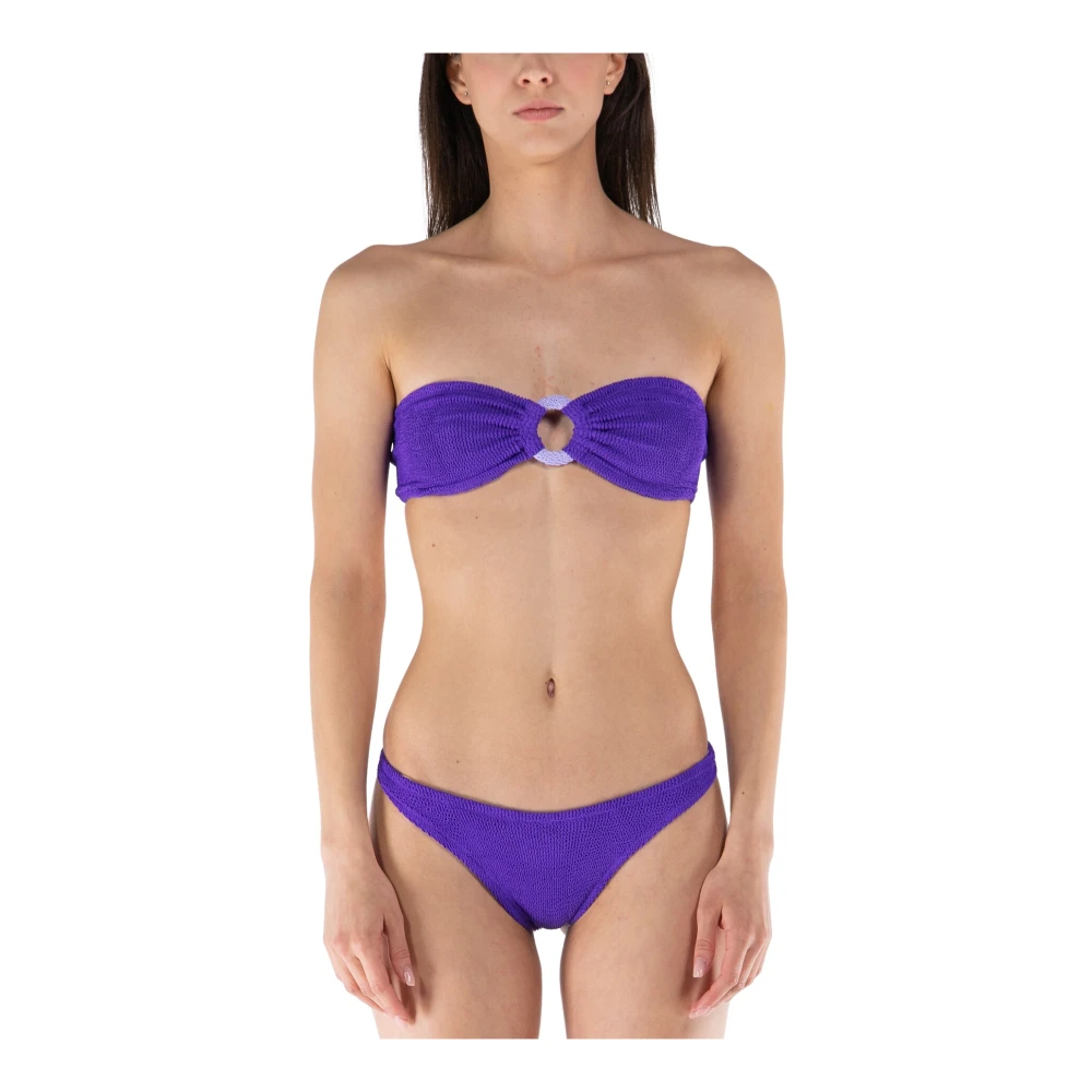 MC2 Saint Barth Loop Bandeau Bikini Badpak Purple Dames