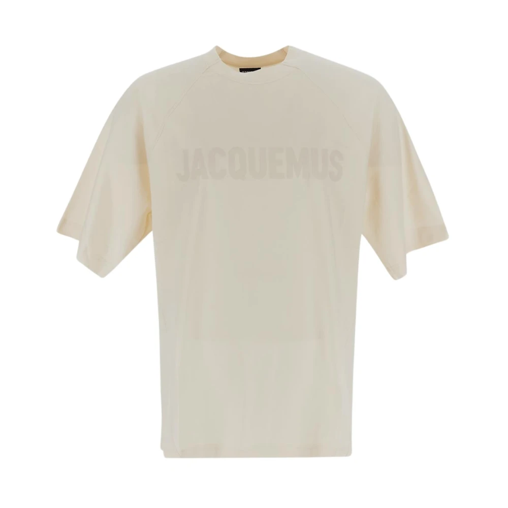 Jacquemus Katoenen T-shirt Beige Heren