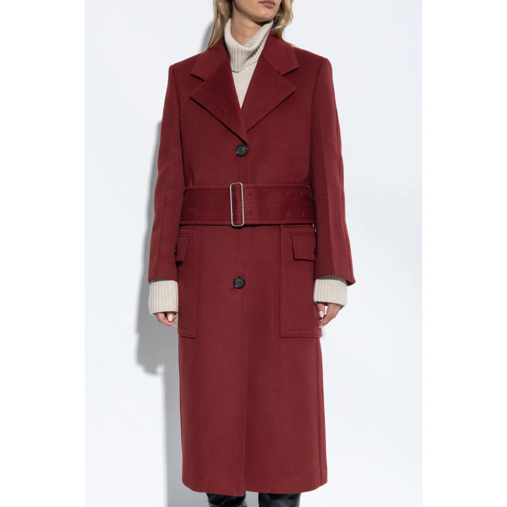 Salvatore Ferragamo Wollen jas Red Dames