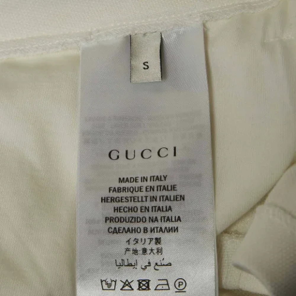 Gucci Vintage Pre-owned Cotton bottoms White Dames