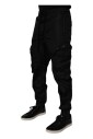 black-nylon-cargo-jogger-sweatpants
