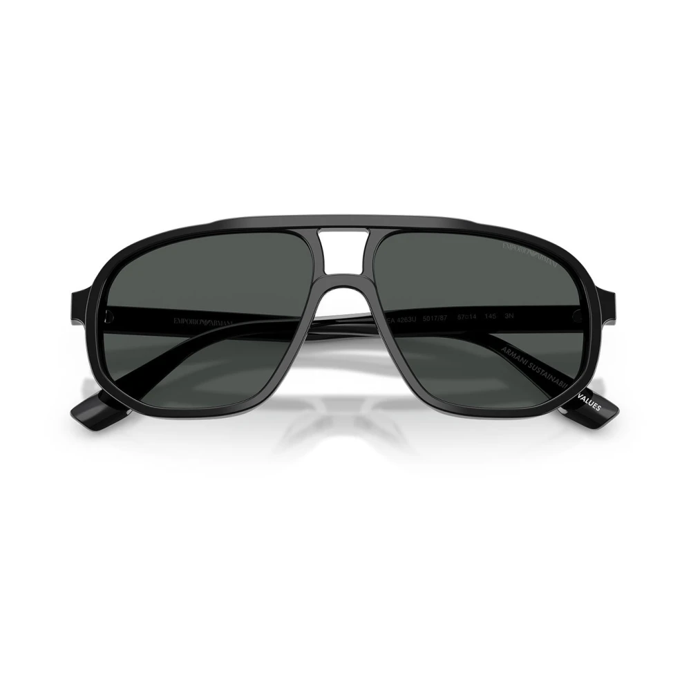 Emporio Armani Unisex Black Ea4263u Sunglasses - Sunglasses - 57 Mm - Accessories