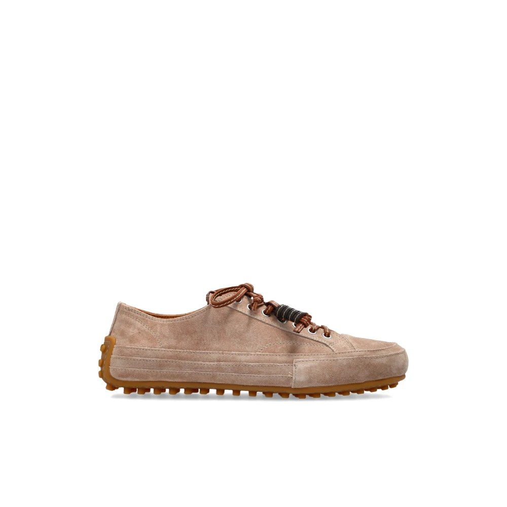 Tod’s Suede Sneakers Dames Schoenen Beige