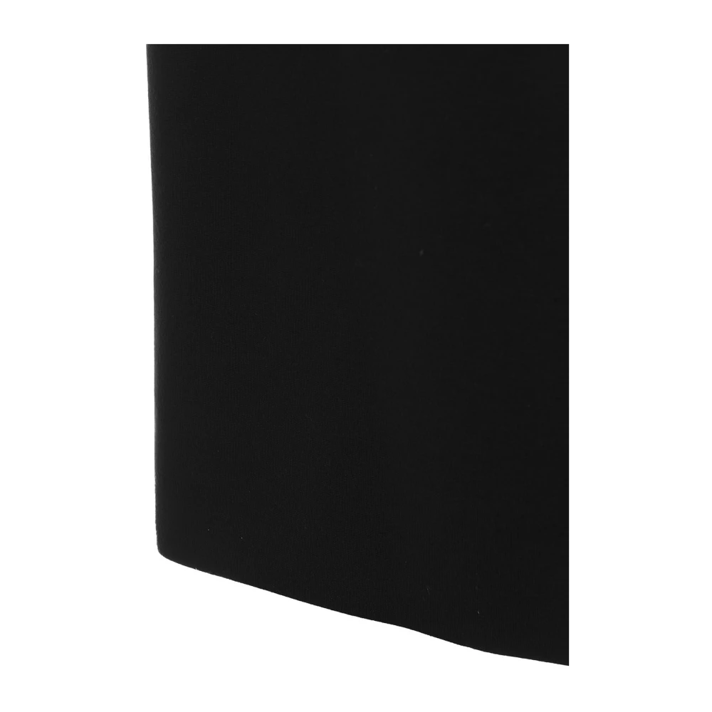 Gender Hoge Taille Maxi Rok met Zijsplit Black Dames