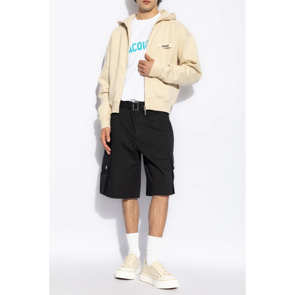 Jacquemus Sweatshirt met logo Beige Heren