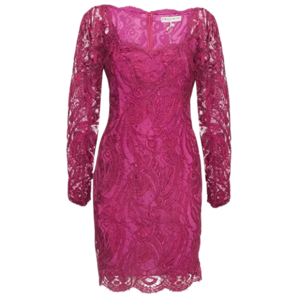 Emilio Pucci Pre-owned Lace dresses Pink Dames