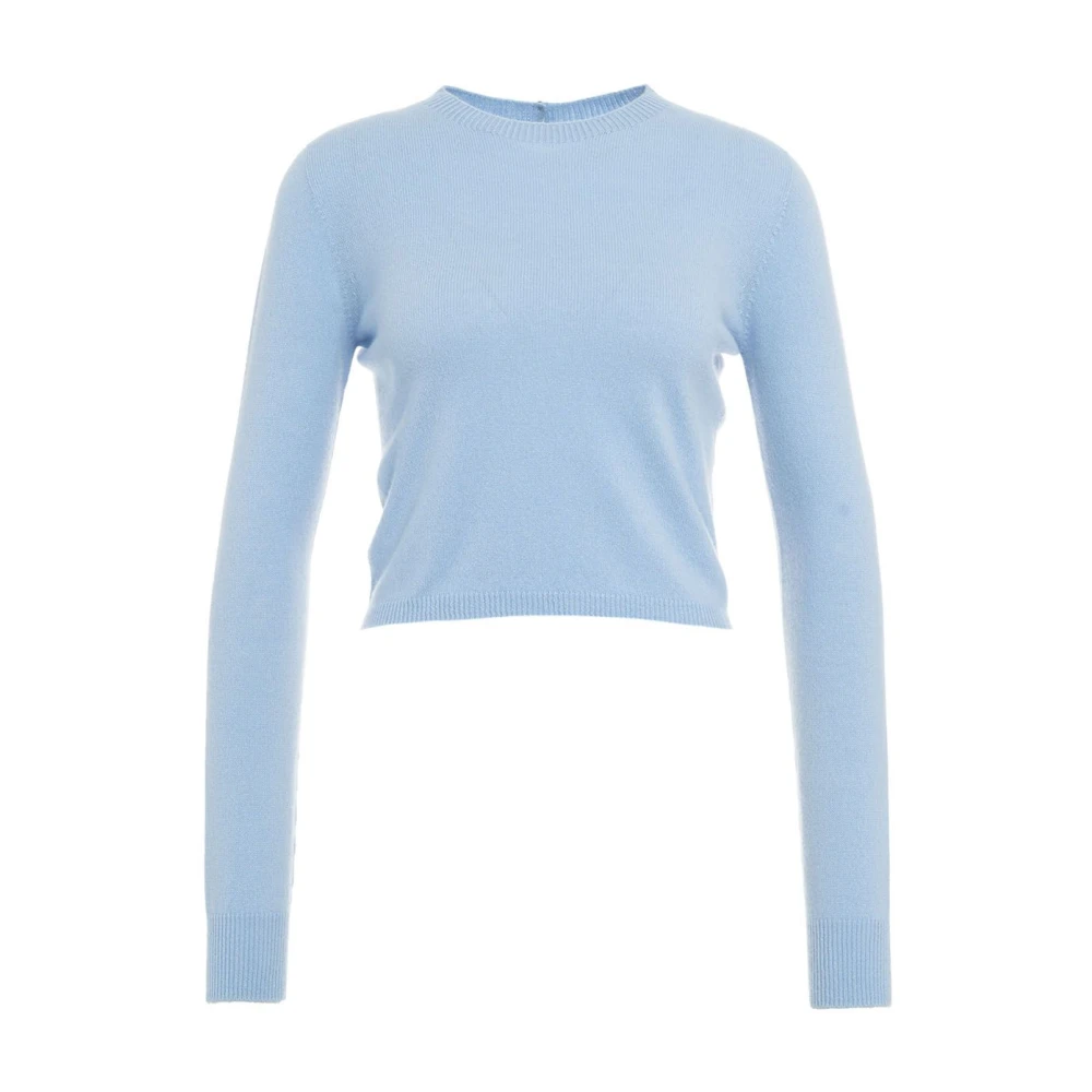 MVM Blauwe Cashmere Trui Gebreide Kleding Aw24 Blue Dames