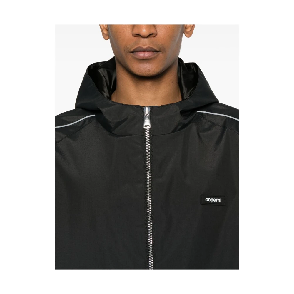 Coperni Zwarte Hoodie met Ritssluiting Black Heren
