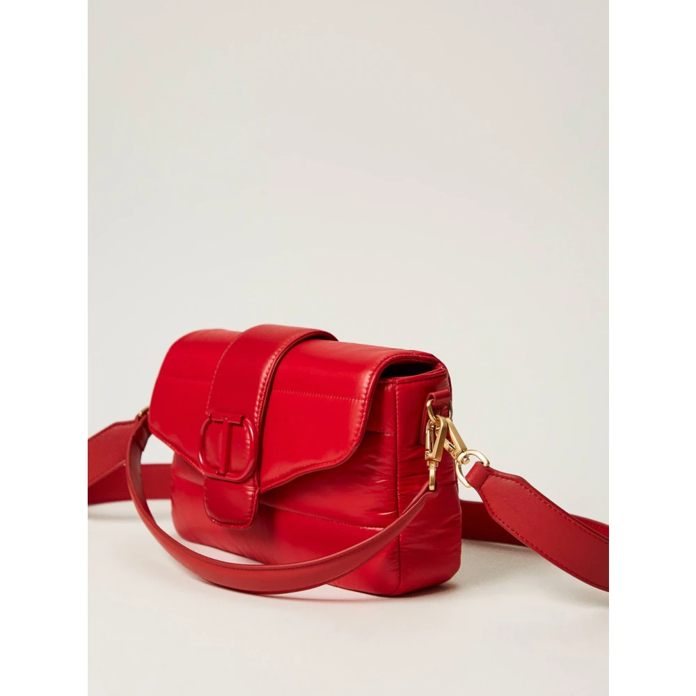 Twinset Rode Schoudertas 'Amie Ski' Red Dames