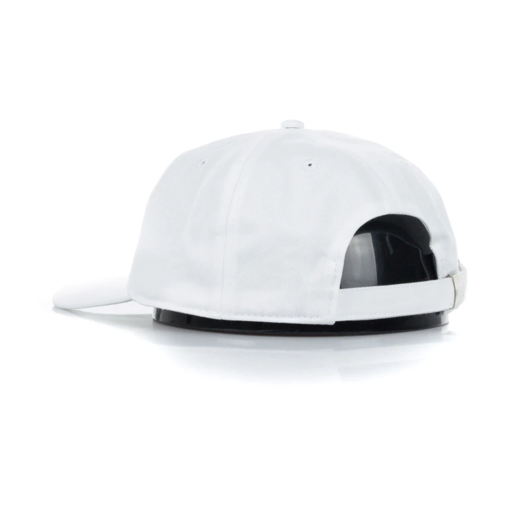 Fila Gebogen klep vaderpet lineaire band White Heren