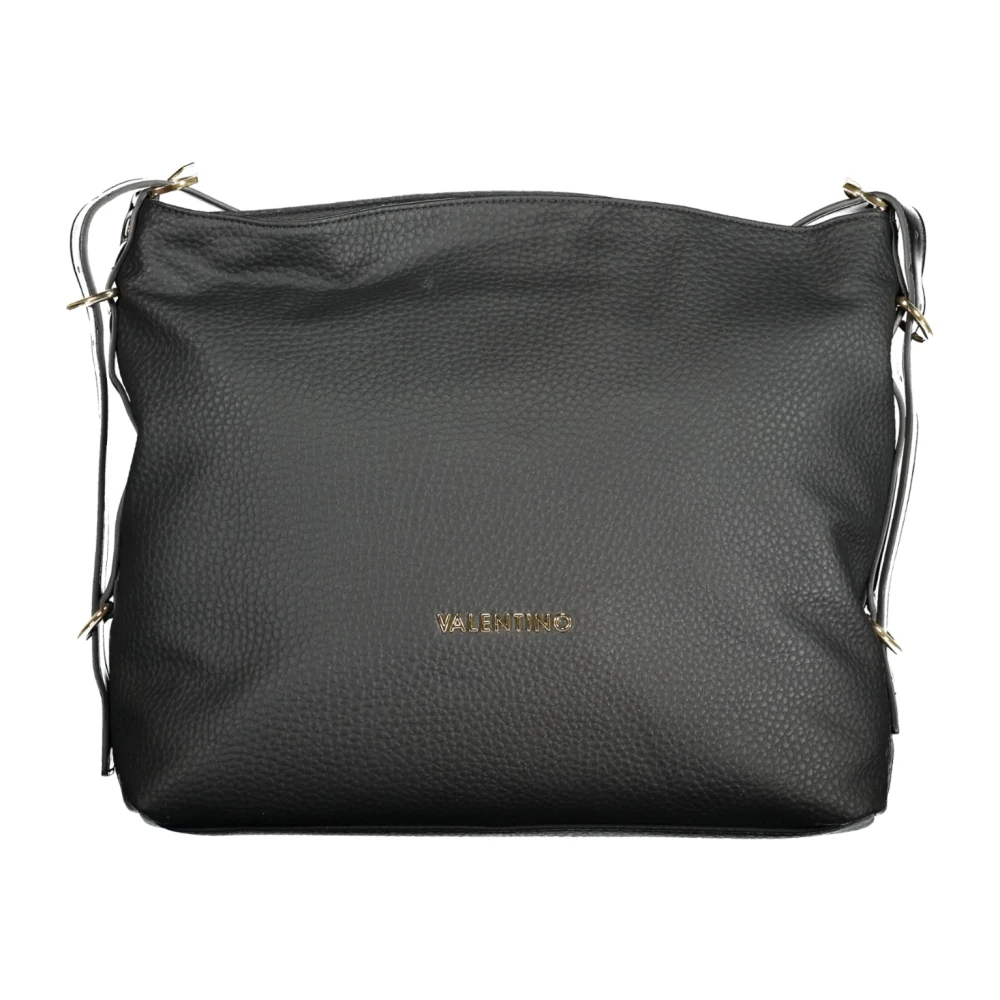 Valentino By Mario Valentino Women's Black Shoulder Bag With Adjustable Strap