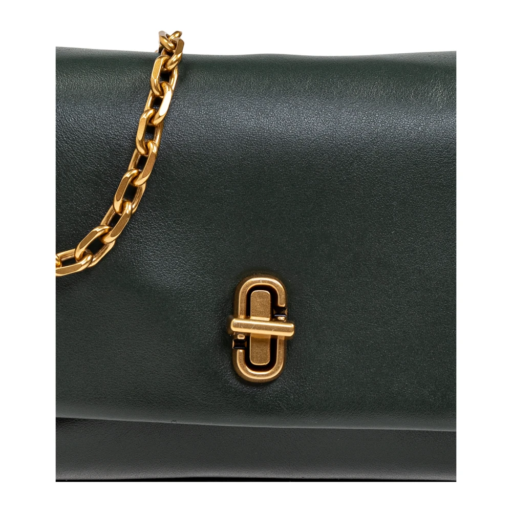 Marc Jacobs Portemonnee aan een ketting The Dual Green Dames