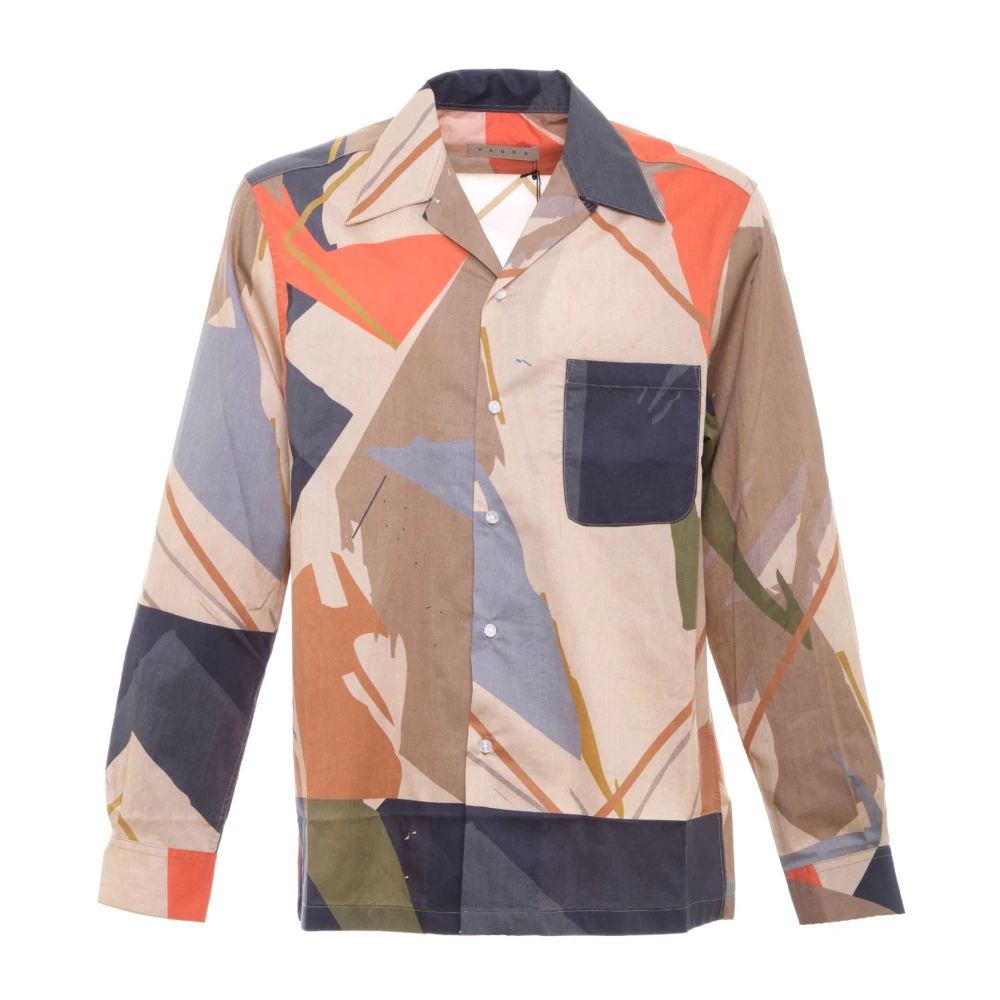 Paura Austin Sand Camo Overhemd Multicolor Heren