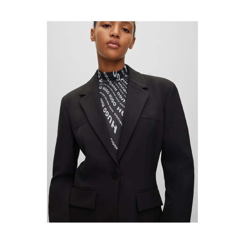 Hugo Boss Stijlvolle Jas voor Mannen Blue Dames
