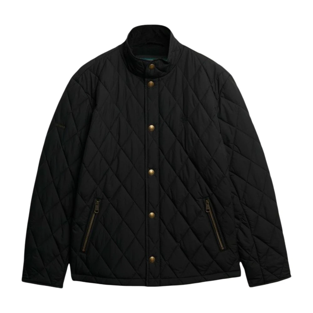 Superdry Herren Schwarz Für M5012225a Gesteppte Estate Jacke (S), Lässig, Polyester - Bild 4