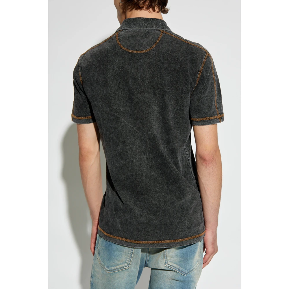 Diesel Polo `T-Swind` Gray Heren