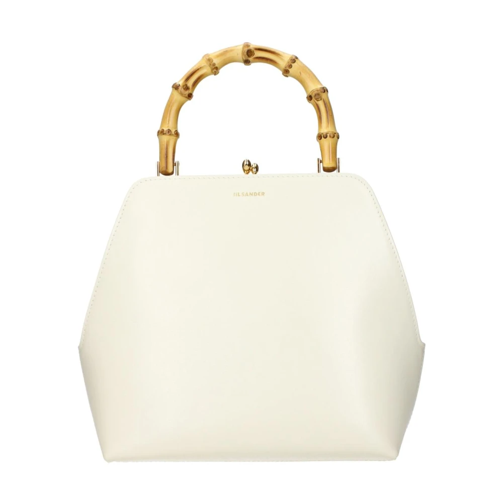Jil Sander Beige Leather Handbag - Image 2