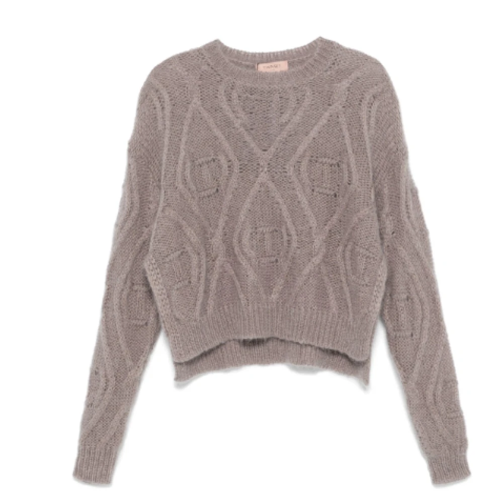 Twinset Stijlvolle Sweater Set Gray Dames
