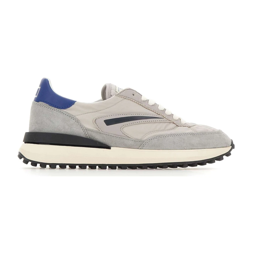 D.a.t.e. Men's Gray Athleta Nylon - Sneakers - 9 Uk - Shoes