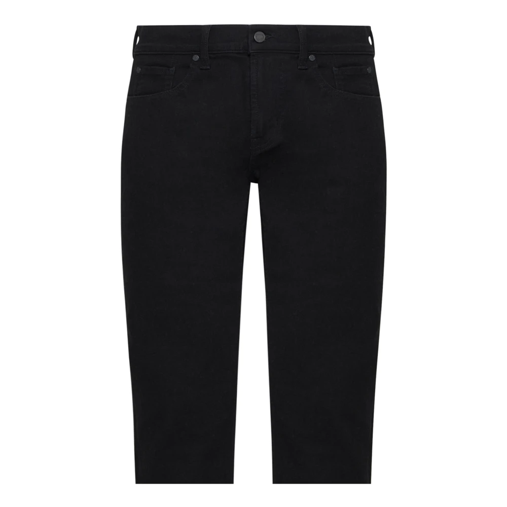 7 For All Mankind Zwarte Denim Jeans Black Heren