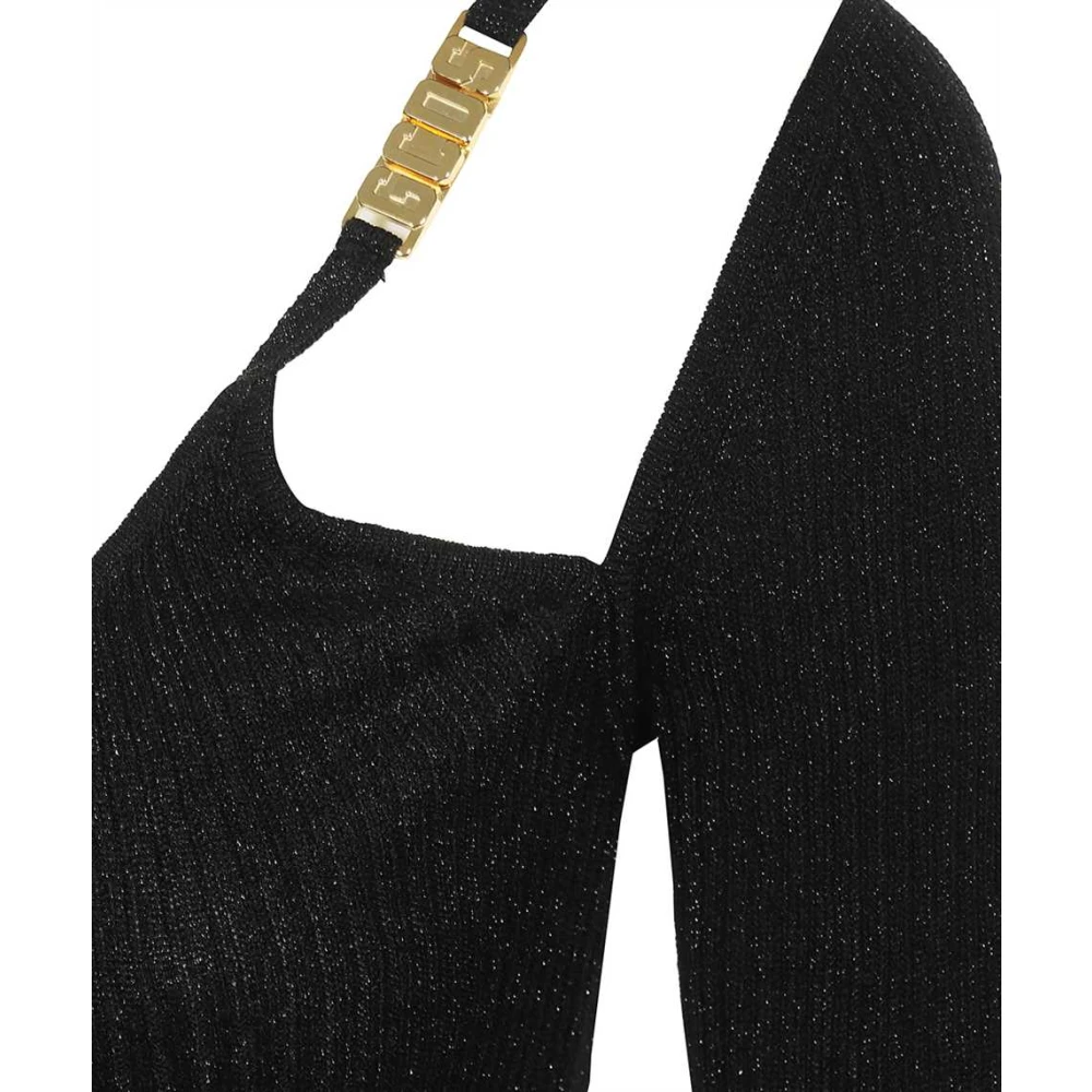 Gcds Mini Jurk met Uitgesneden Details Black Dames