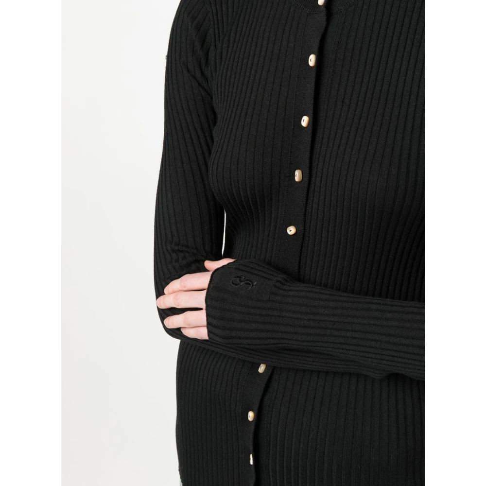 Jil Sander Stijlvolle Cardigan voor Vrouwen Black Dames