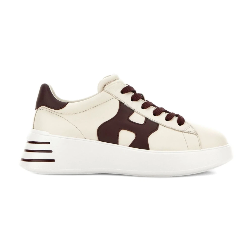 Hogan Women's Beige Sneakers, 7 Uk, Rebel Trainers