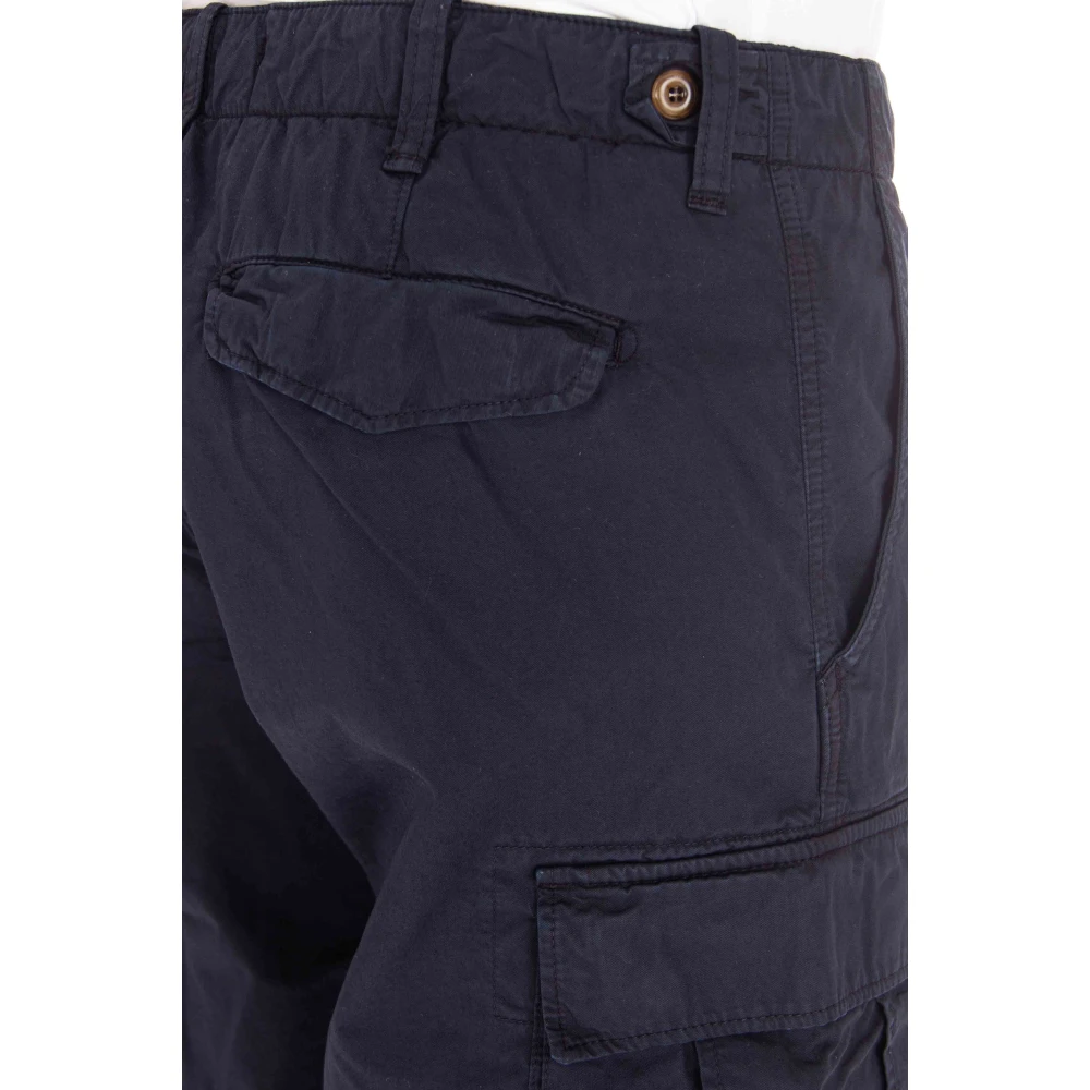 Myths Blauwe Katoenen Bermuda Shorts Ares Blue Heren