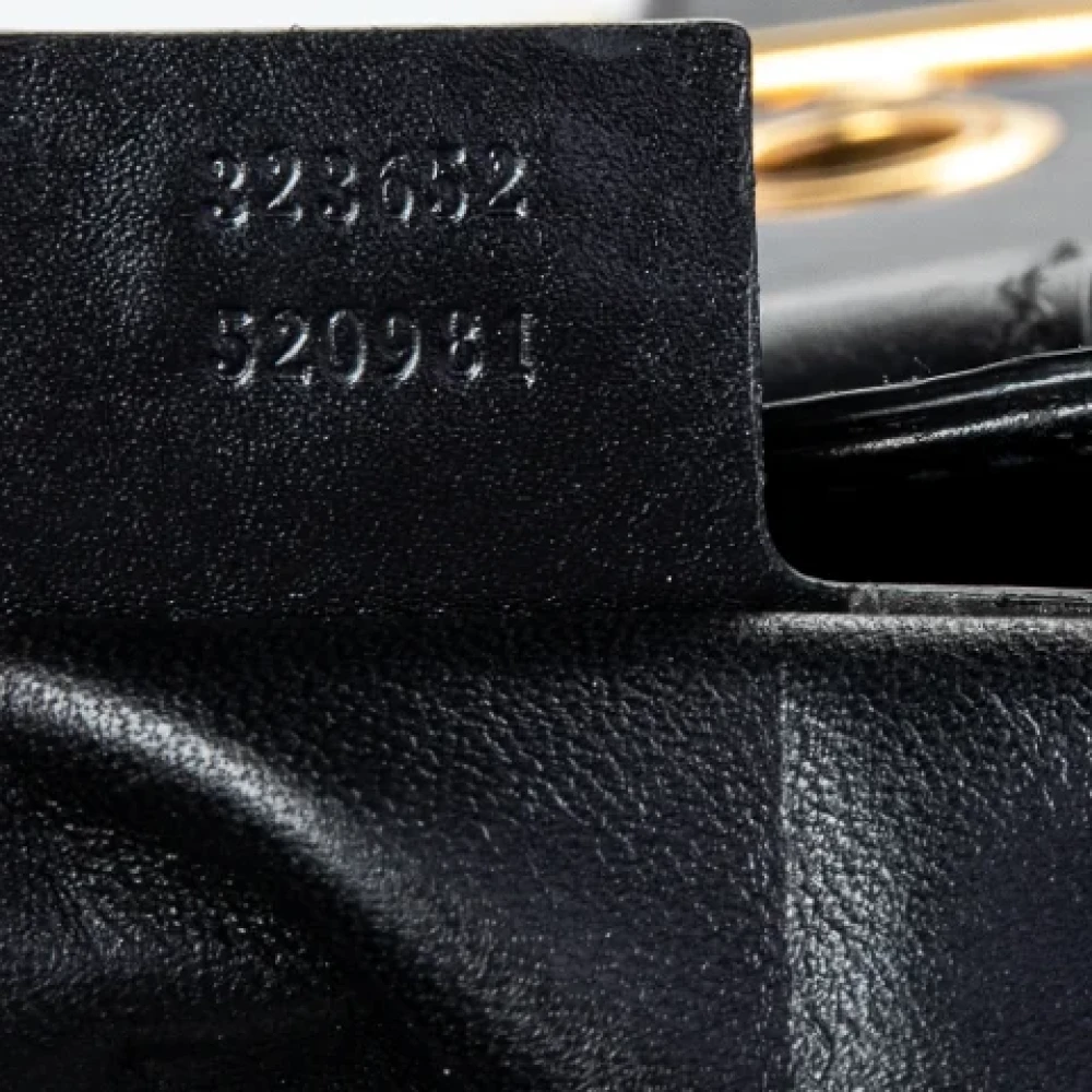 Gucci Vintage Pre-owned Leather totes Black Dames