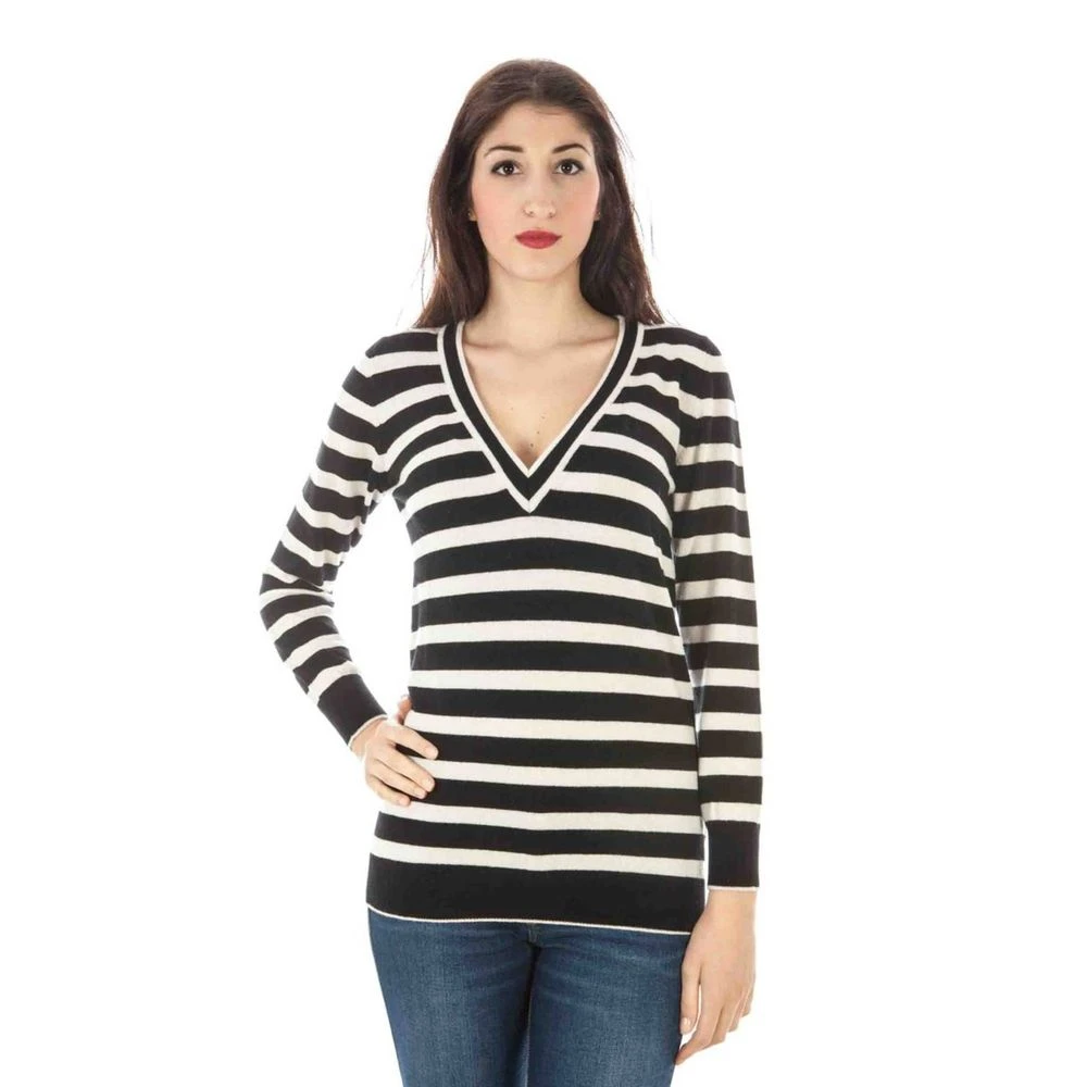 Fred Perry Damen Schwarz Strickwaren, K, Sgröße: