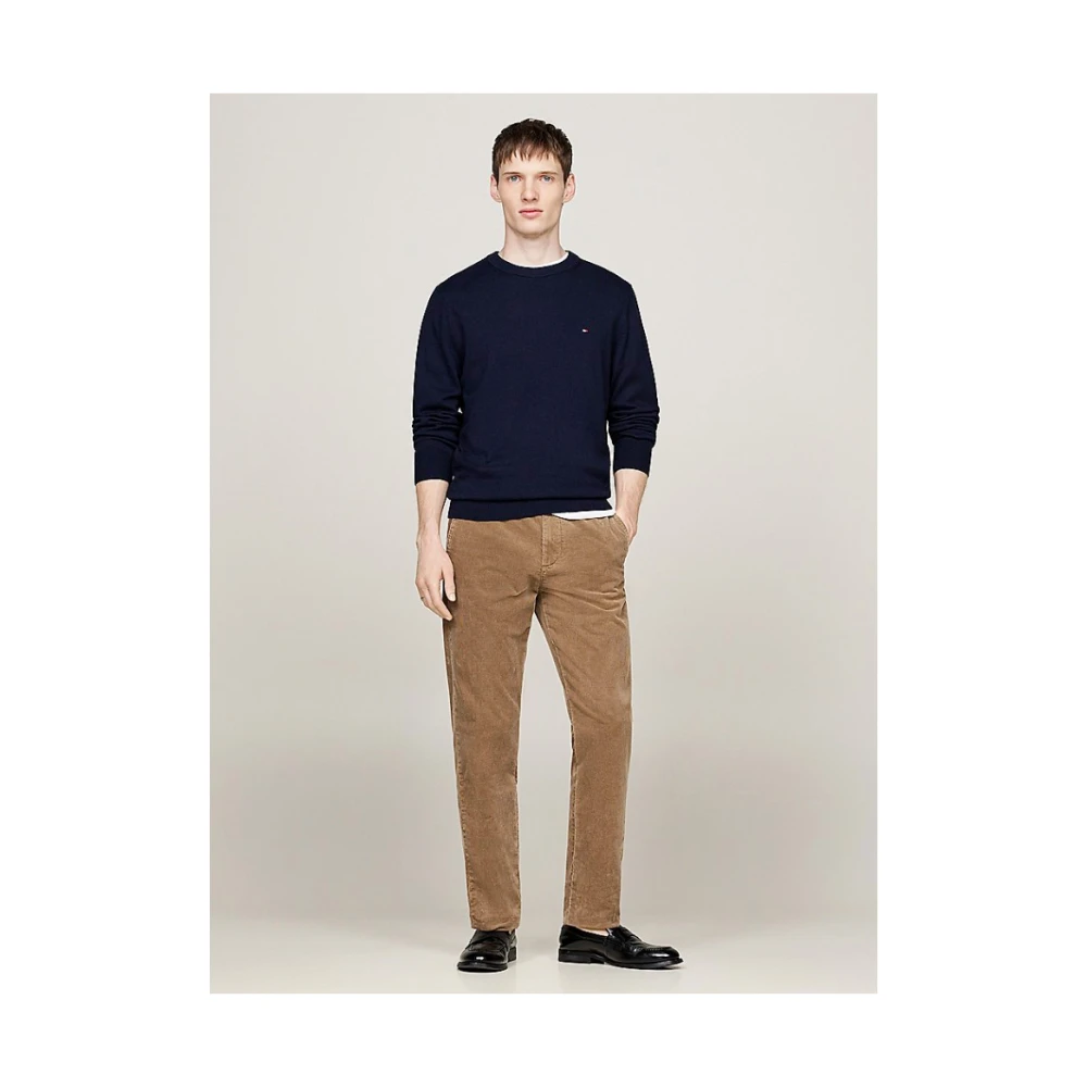 Tommy Hilfiger Blauwe Gebreide Trui Regular Fit Blue Heren