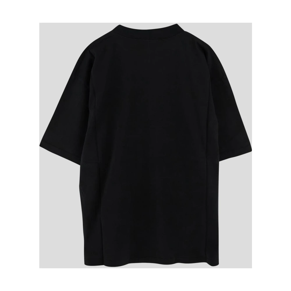 Balenciaga Katoenen bedrukt T-shirt Black Heren