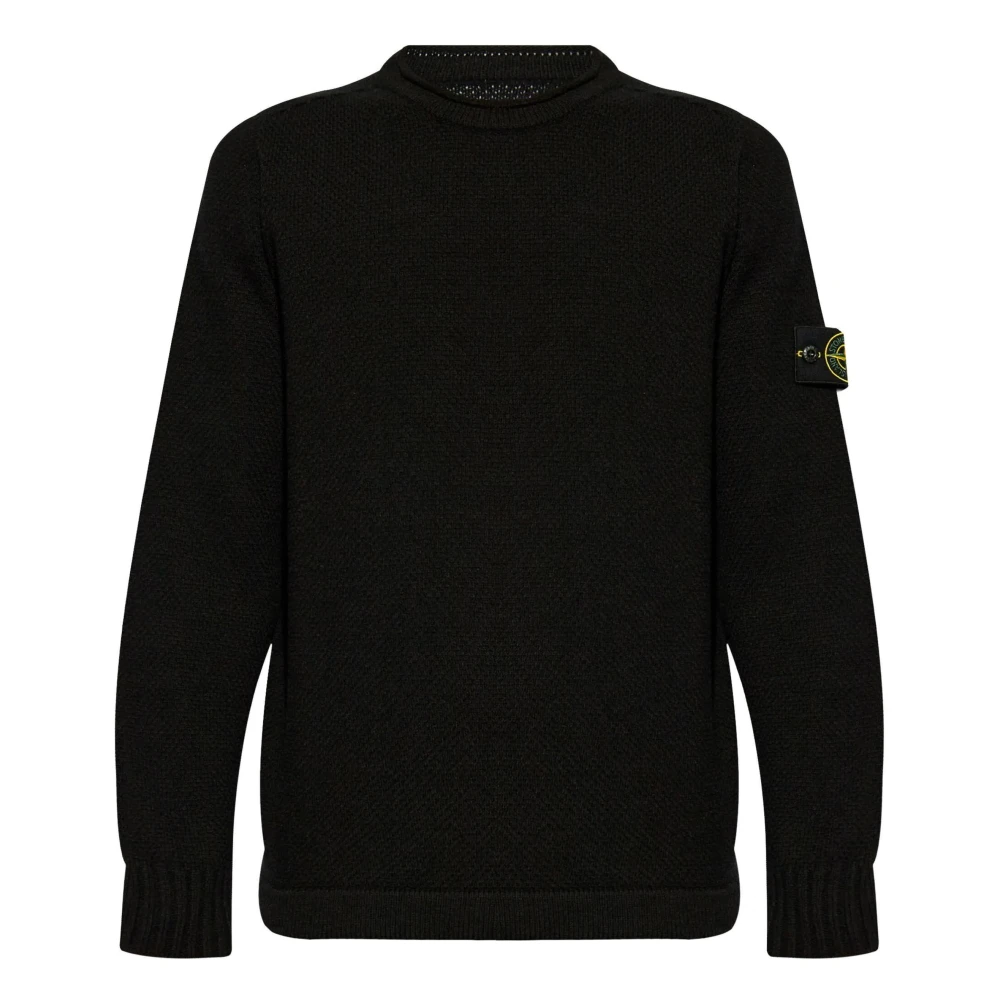 Stone Island Stijlvolle Maglia Sweater Black Heren