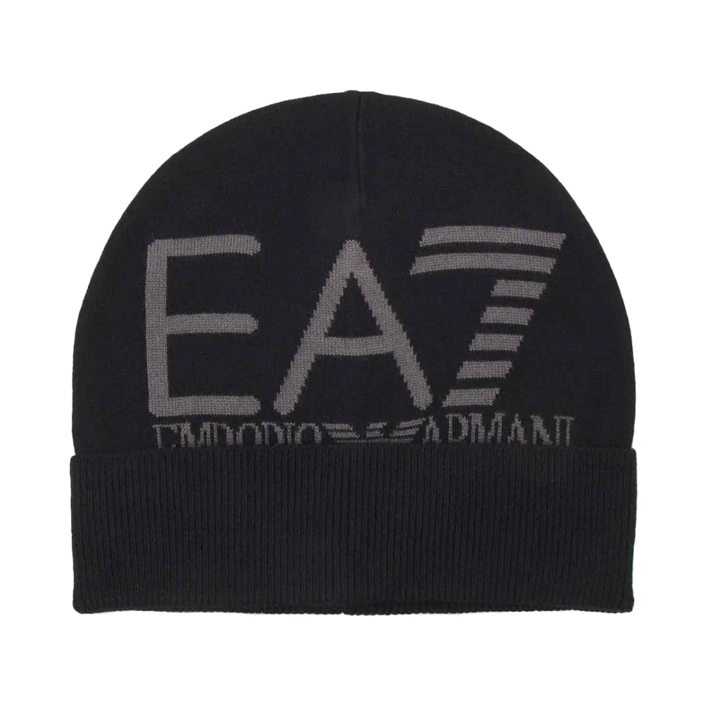 Emporio Armani EA7 Stijlvolle Hoeden Collectie Black Heren