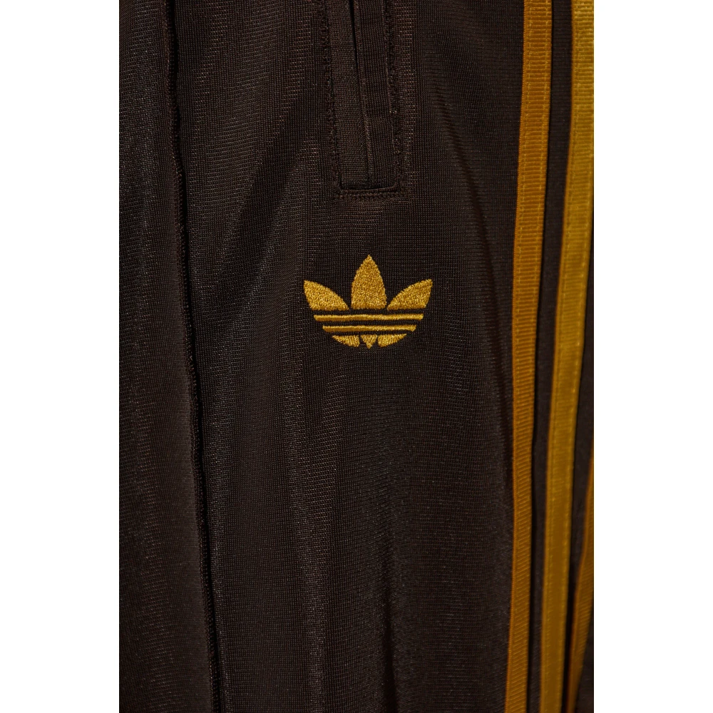 adidas Originals Broek met Logo Brown Dames