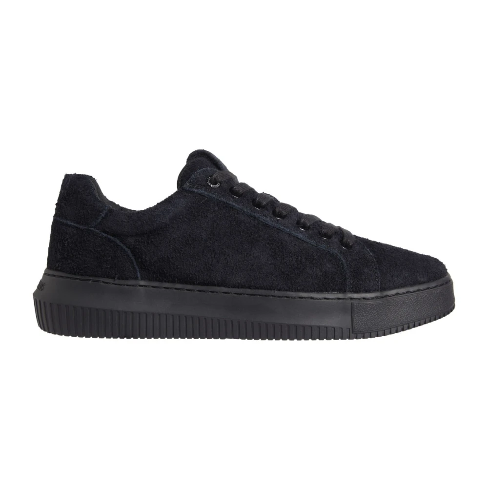 Calvin Klein Jeans Men's Black Sneakers,, Low Top Trainers Size 9 Uk
