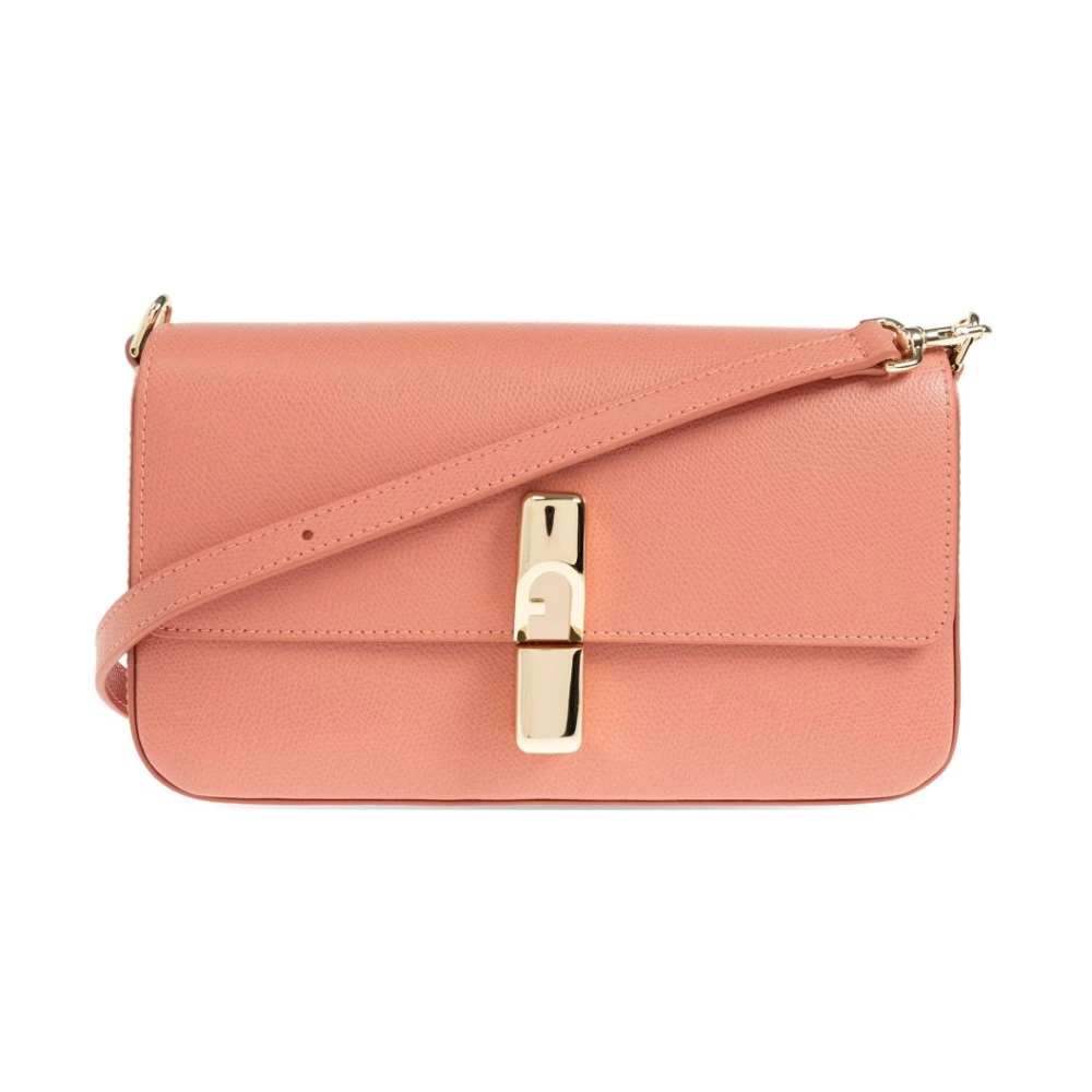 Furla Vrouw Roze Tassen Dames, One Size, Nylon, Iride S Crossbody