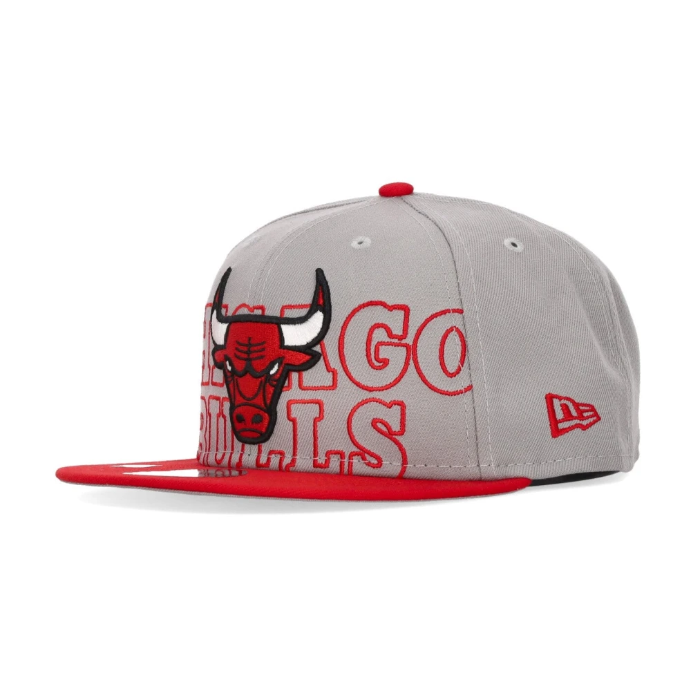 New era Chicago Bulls Platte Klep Pet Gray Unisex