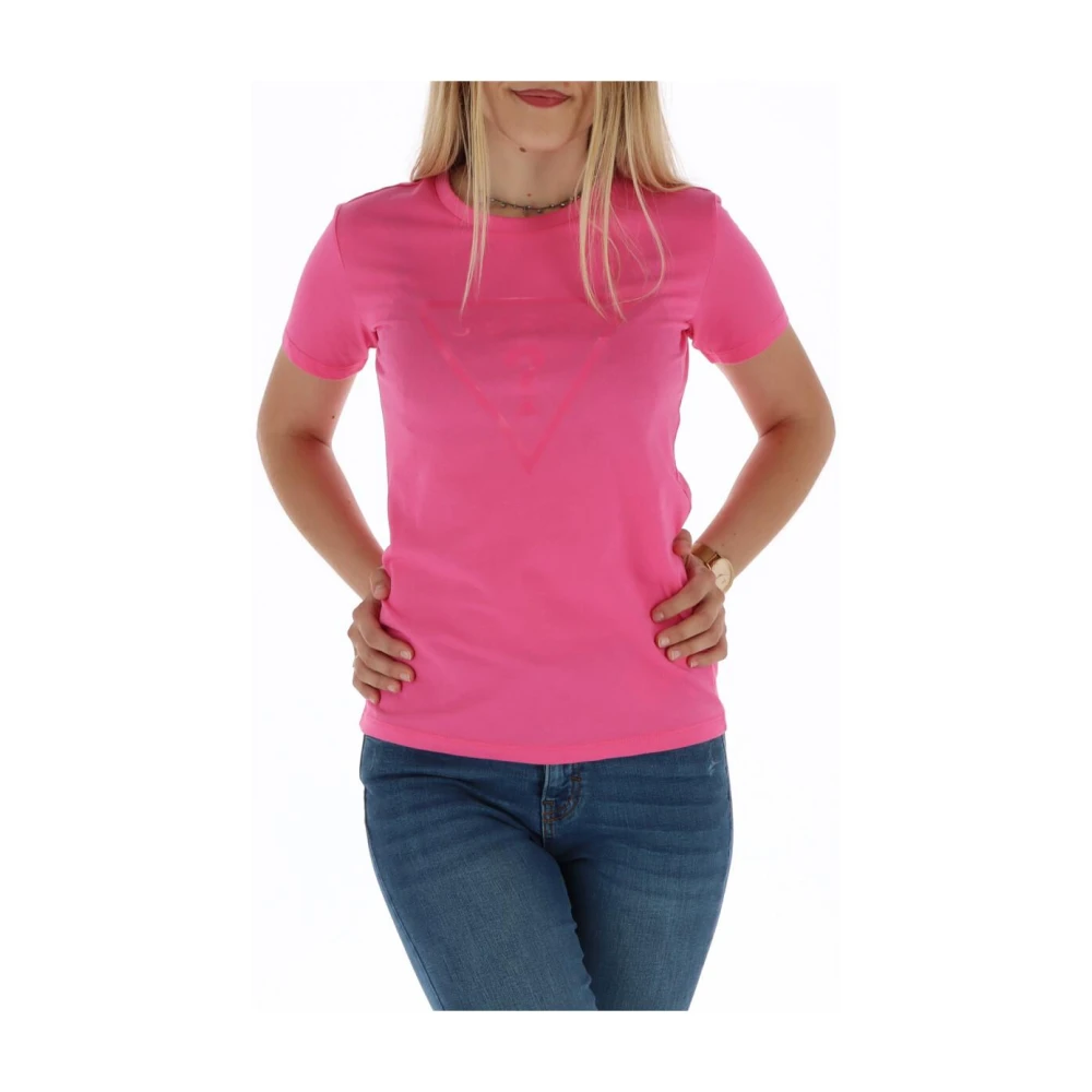Guess - Tops > T-Shirts - Pink - Guess - Modalova