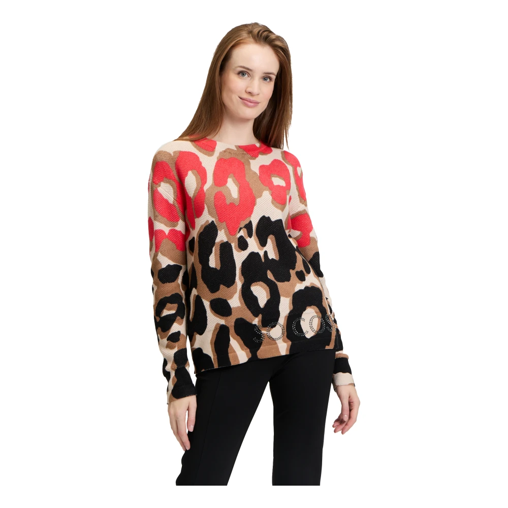 Betty Barclay Trui met dierenprint Multicolor Dames