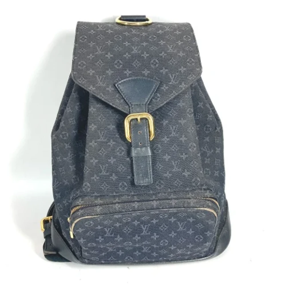 Louis Vuitton Vintage Pre-owned Denim louis-vuitton-bags Blue Dames