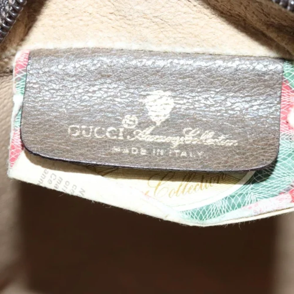 Gucci Vintage Pre-owned Canvas gucci-bags Brown Dames