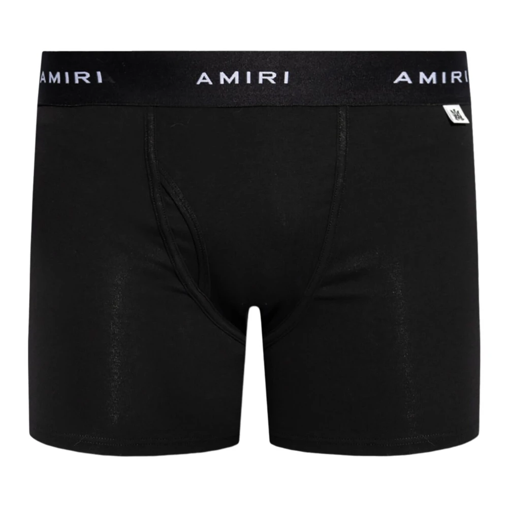 Amiri Zwarte onderbroeken 2-pack Black Heren