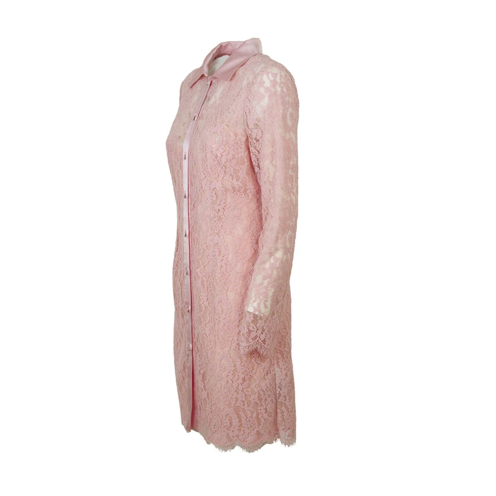 Blumarine Kanten Chemiser Jurk Pink Dames