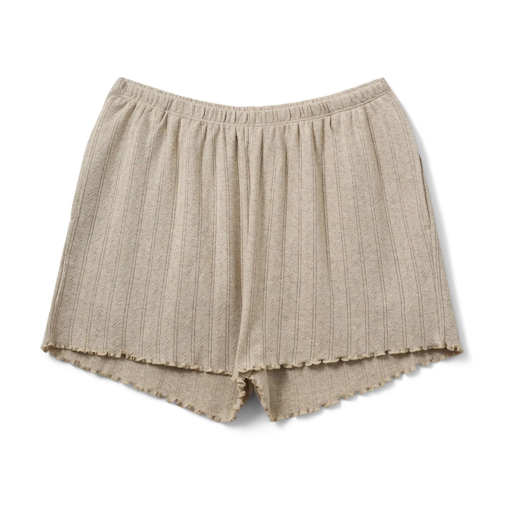 Sofie Schnoor Beige Melange Hazelsw Shorts - Female - Short Shorts - S - Shorts