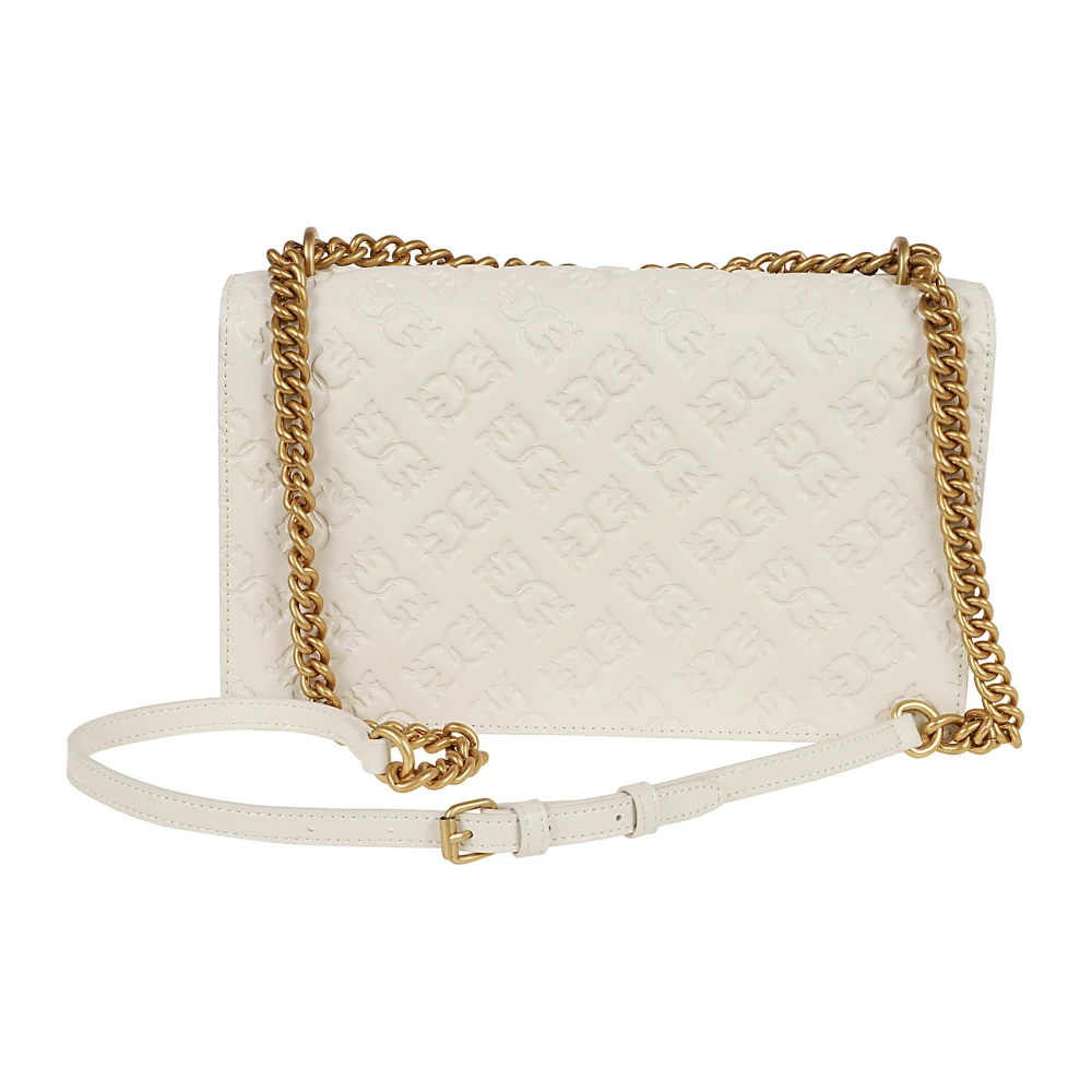 pinko Witte Crossbody Tas Love Birds White Dames