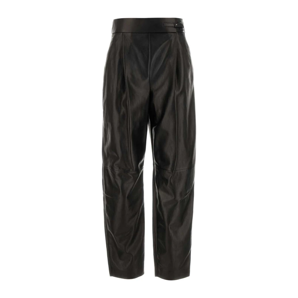 Trousers > Leather Trousers - - Giorgio Armani - Modalova