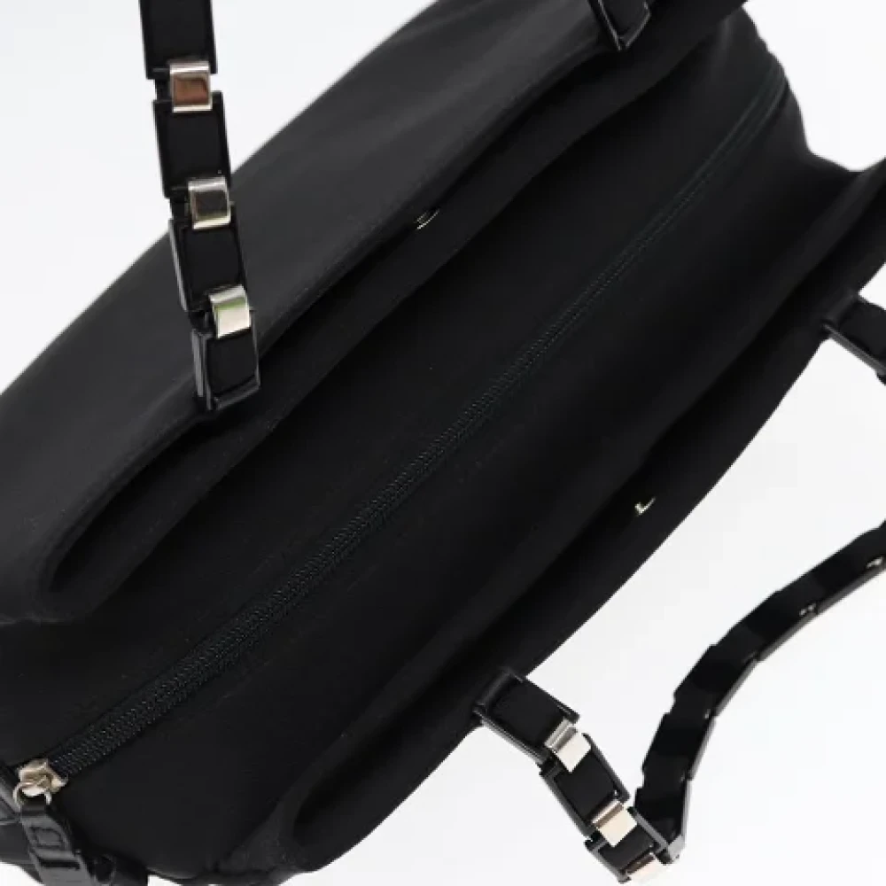 Salvatore Ferragamo Pre-owned Nylon handbags Black Dames