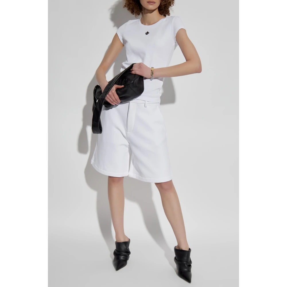 Dsquared2 Logo shorts White Dames